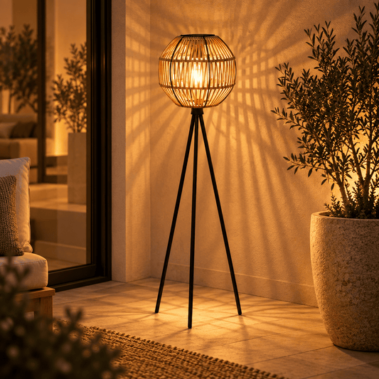 TULUM® - Luminária Solar de Chão para Jardim e Varanda