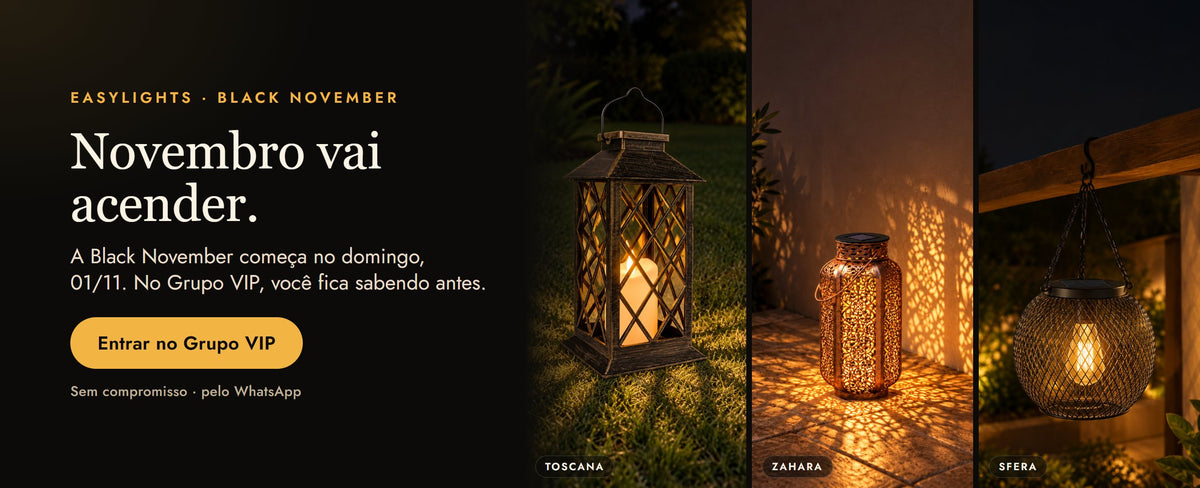 Novembro vai acender. A Black November começa no domingo, 01/11. No Grupo VIP, você fica sabendo antes.