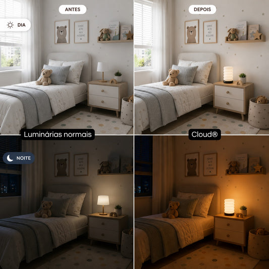 CLOUD® - Luminária de Mesa que Acalma o Ambiente