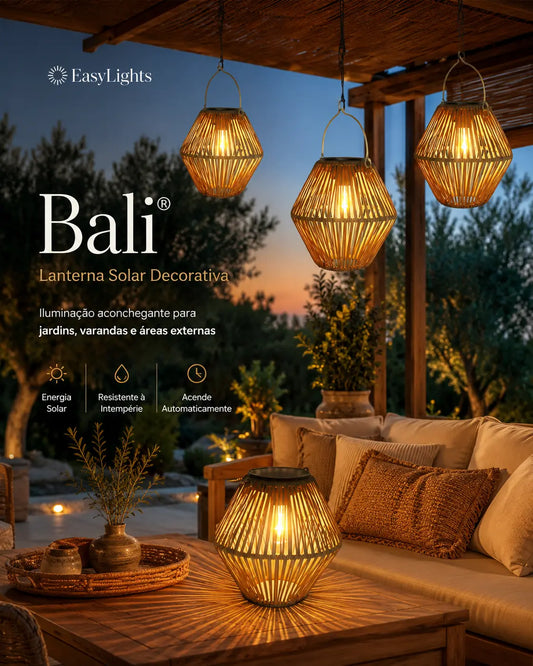 BALI - Luminária Solar Decorativa