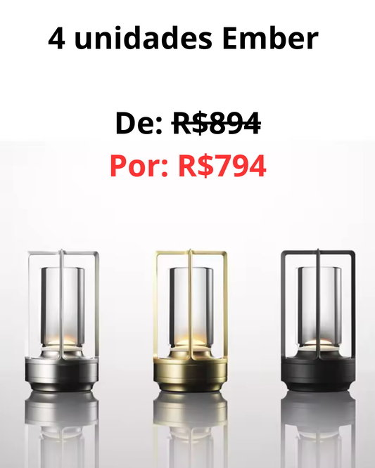 Ember® – Comprando 3 unidades, a quarta sai por R$147!